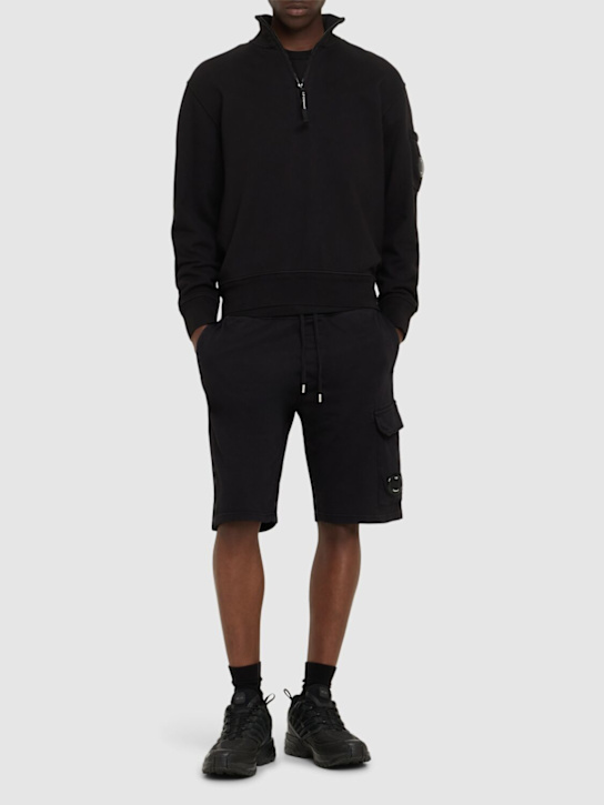 LuisaViaRoma C.P. CompanyShorts Cargo In Pile Leggero Con Lente