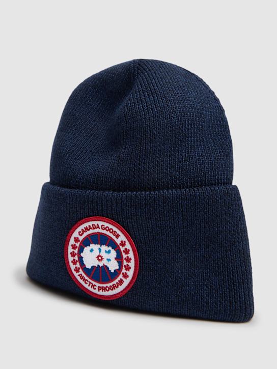 LuisaViaRoma Canada GooseCappello Beanie Arctic Disc In Lana