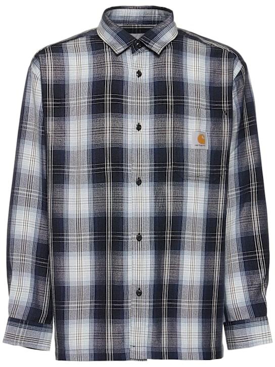 LuisaViaRoma Carhartt WIPCamicia loose fit Blanton a quadri