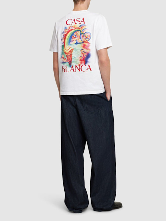 LuisaViaRoma CasablancaT-shirt Nature Teacher Stampata