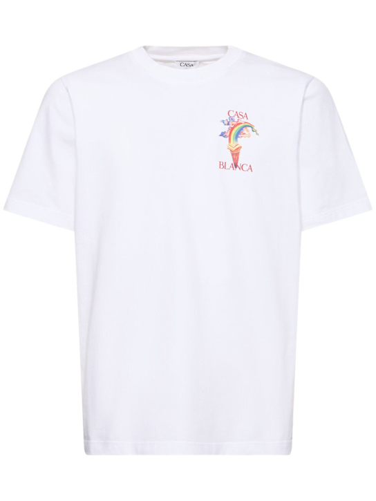 LuisaViaRoma CasablancaT-shirt Nature Teacher stampata