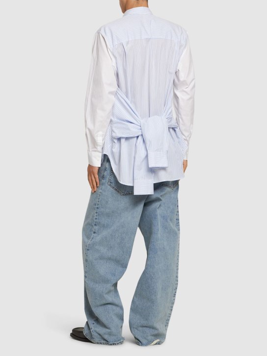LuisaViaRoma Charles Jeffrey LOVERBOYCamicia Hug Con Pannello Posteriore Lungo