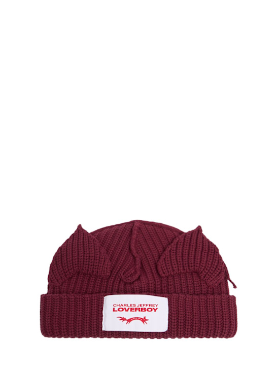 LuisaViaRoma Charles Jeffrey LOVERBOYCappello beanie con orecchie