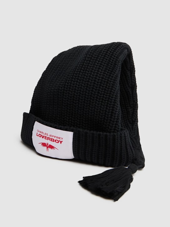 LuisaViaRoma Charles Jeffrey LOVERBOYCappello Beanie Sloppy Giuseppe In Misto Lana