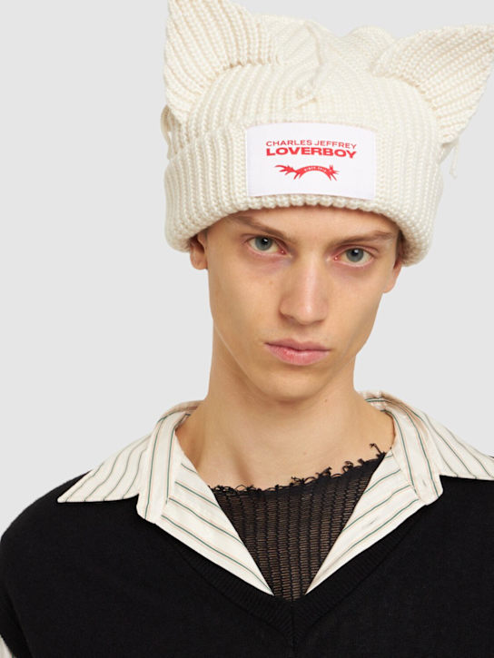LuisaViaRoma Charles Jeffrey LOVERBOYCappello Chunky Ears In Misto Lana