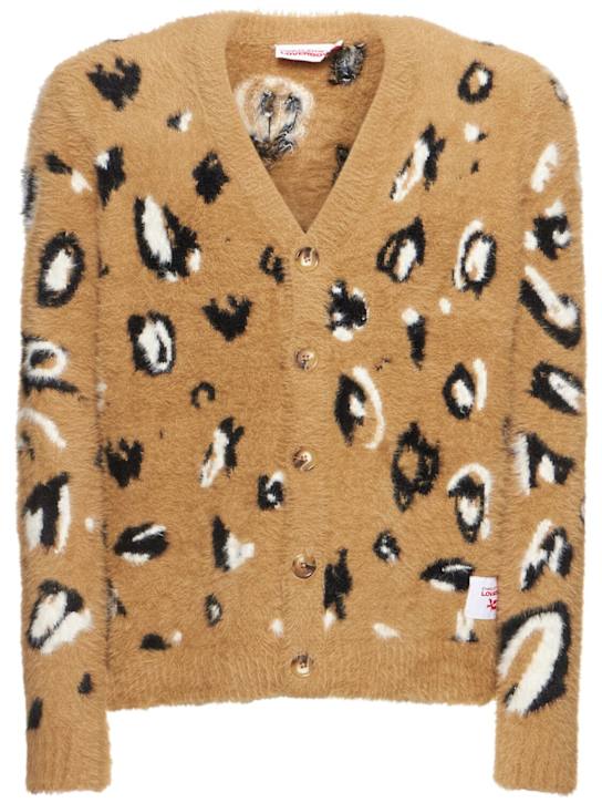 LuisaViaRoma Charles Jeffrey LOVERBOYCardigan Fluffy con bottoni