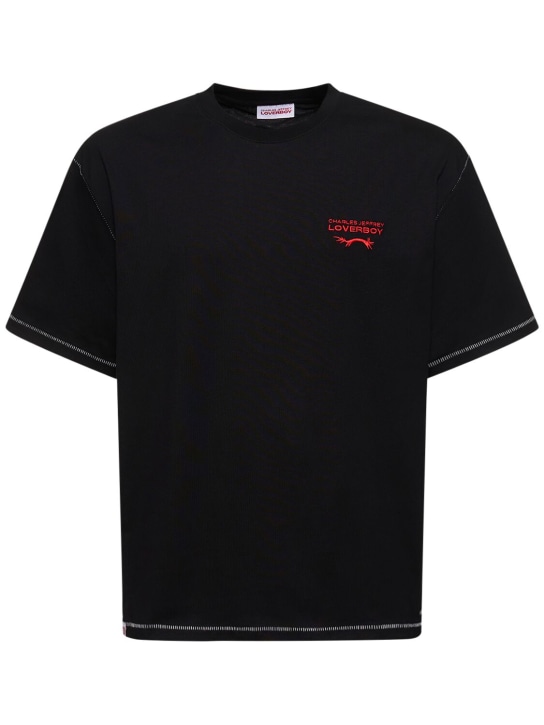 LuisaViaRoma Charles Jeffrey LOVERBOYT-shirt LVR Exclusive in cotone organico