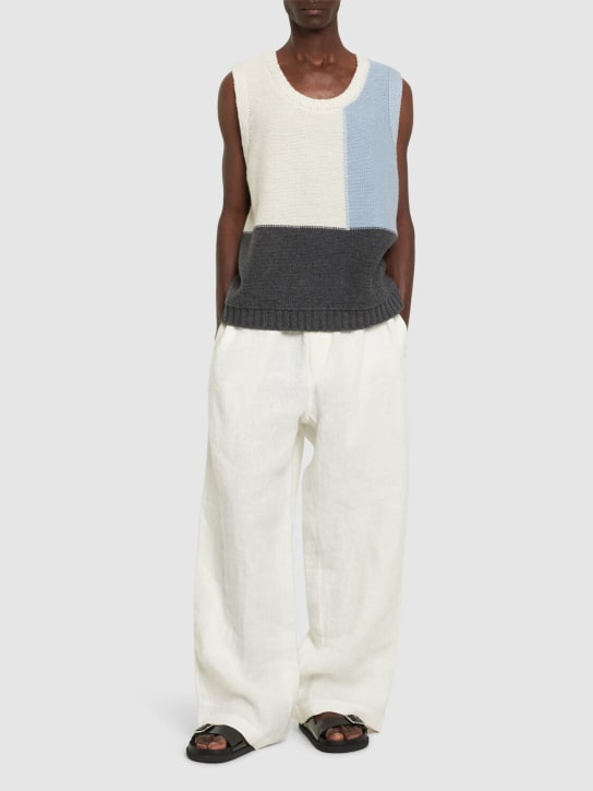 LuisaViaRoma CommasGile In Maglia Di Misto Lana Color Block