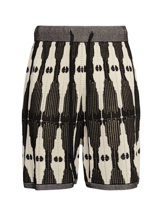 LuisaViaRoma CommasShorts Ritual in maglia jacquard