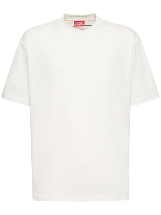 LuisaViaRoma DieselT-shirt loose fit Oval D in cotone / ricamo