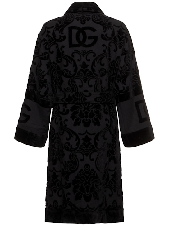 LuisaViaRoma Dolce&GabbanaAccappatoio In Cotone Jacquard