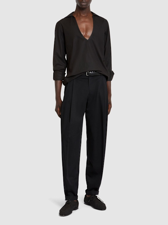 LuisaViaRoma Dolce&GabbanaBlusa In Misto Cotone Con Scollo A V