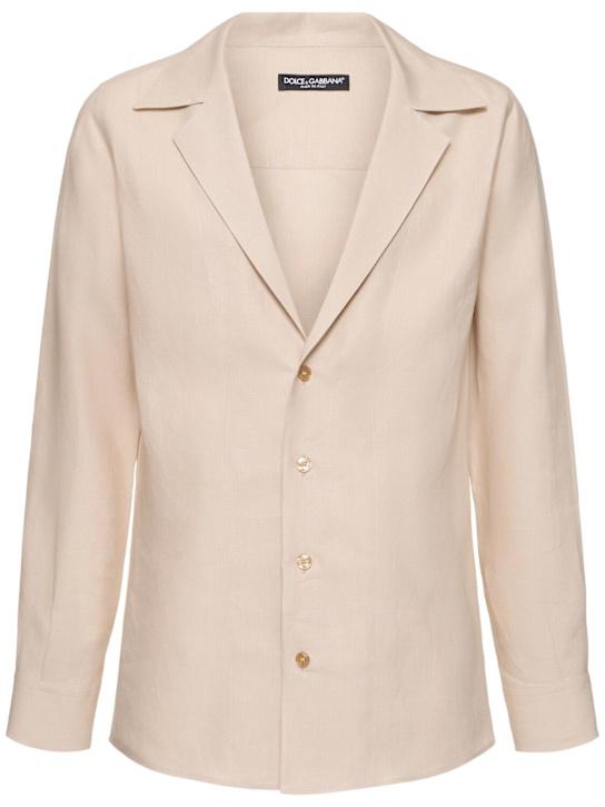 LuisaViaRoma Dolce&GabbanaCamicia a maniche lunghe in lino