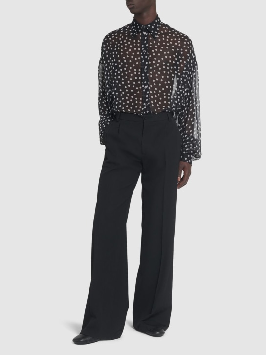 LuisaViaRoma Dolce&GabbanaCamicia In Chiffon A Pois