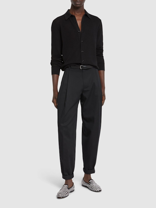 LuisaViaRoma Dolce&GabbanaCamicia In Maglia Di Cotone A Maniche Lunghe