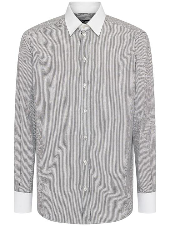 LuisaViaRoma Dolce&GabbanaCamicia in popeline di cotone a righe