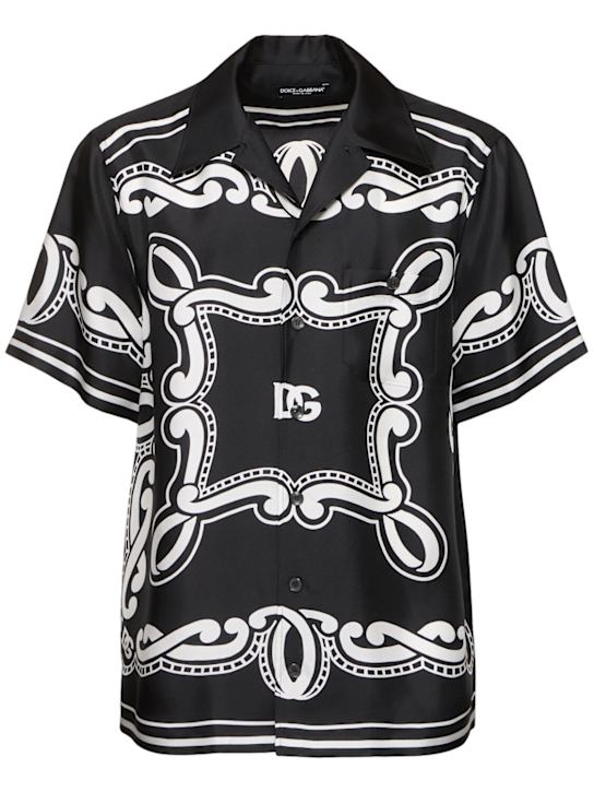 LuisaViaRoma Dolce&GabbanaCamicia in twill di seta stampa bandana
