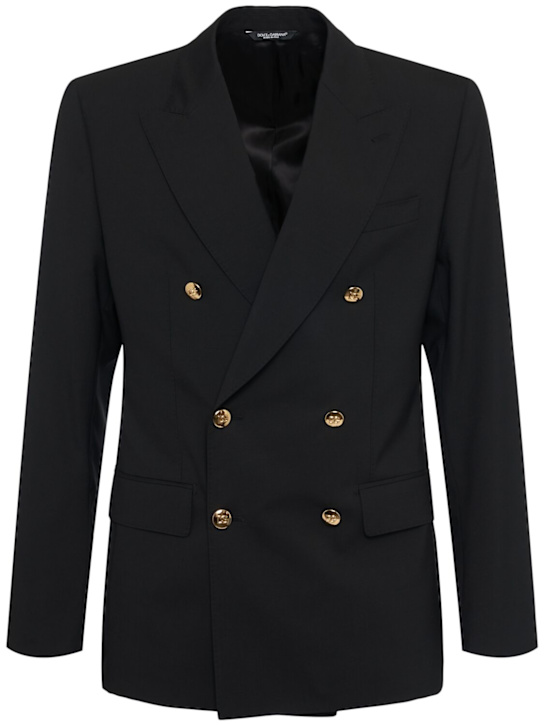 LuisaViaRoma Dolce&GabbanaCompleto doppiopetto in lana con revers a lancia