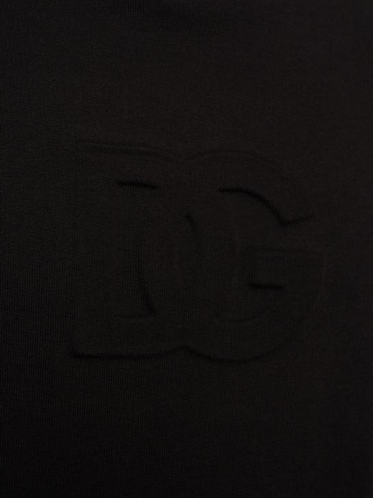 LuisaViaRoma Dolce&GabbanaFelpa In Jersey Con Logo Goffrato