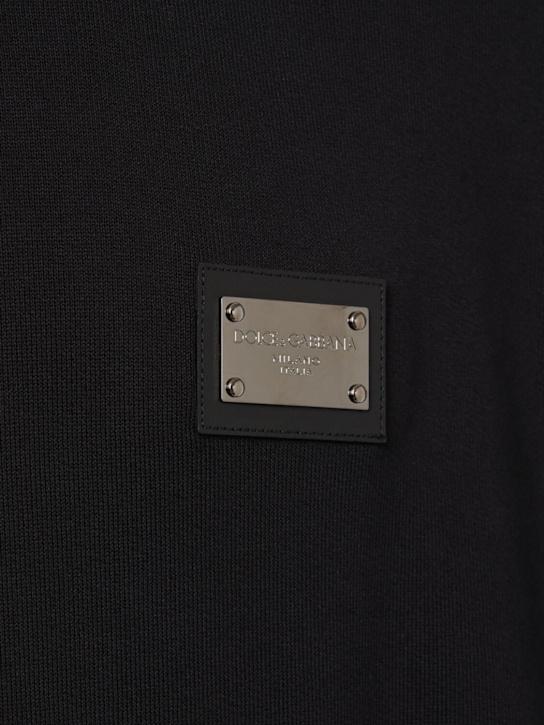 LuisaViaRoma Dolce&GabbanaFelpa In Jersey Di Cotone / Cappuccio