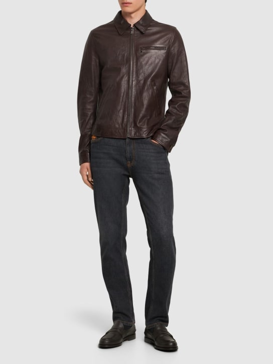 LuisaViaRoma Dolce&GabbanaGiacca In Pelle Morbida Con Zip
