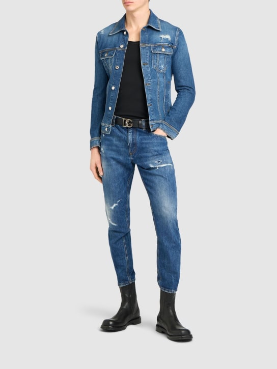LuisaViaRoma Dolce&GabbanaJeans Cinqua Tasche In Denim Distressed