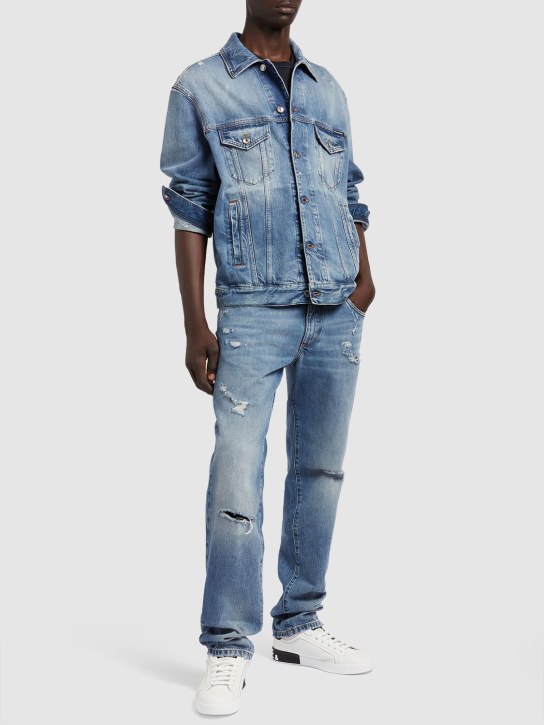 LuisaViaRoma Dolce&GabbanaJeans Cinqua Tasche In Denim Distressed