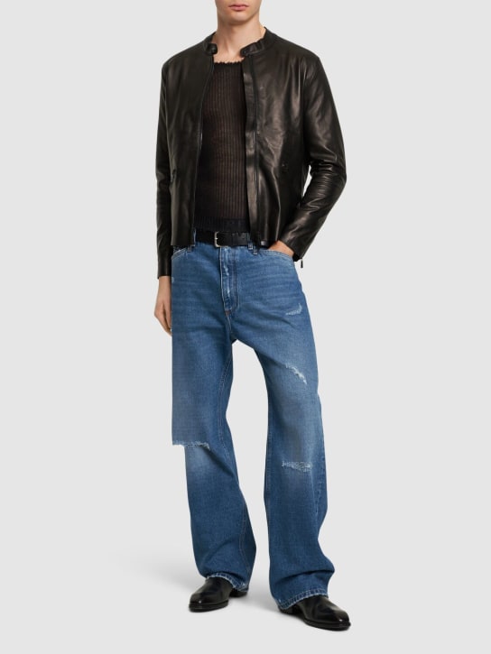 LuisaViaRoma Dolce&GabbanaJeans Larghi In Denim Distressed