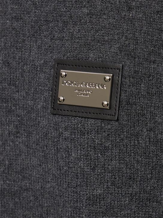 LuisaViaRoma Dolce&GabbanaMaglia In Lana E Cashmere Con Placchetta Logata