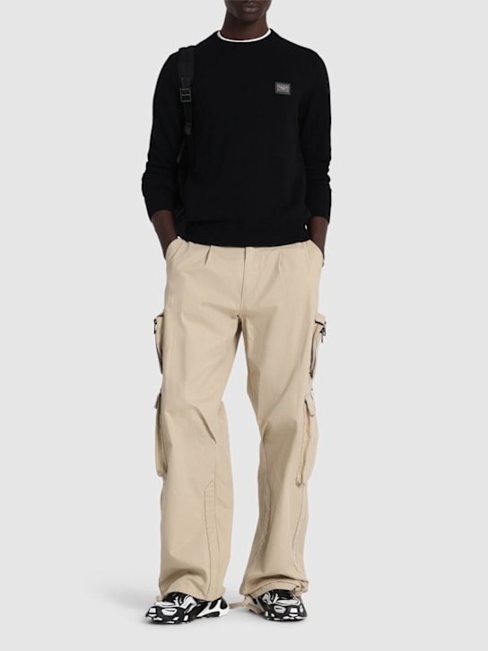 LuisaViaRoma Dolce&GabbanaMaglia In Lana E Cashmere Con Placchetta Logata