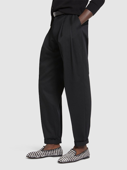 LuisaViaRoma Dolce&GabbanaMocassini In Pelle Bicolor Intrecciata