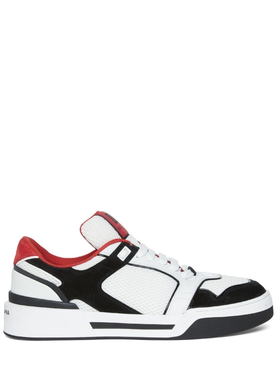 LuisaViaRoma Dolce&GabbanaNuove sneaker Roma in mesh e pelle scamosciata