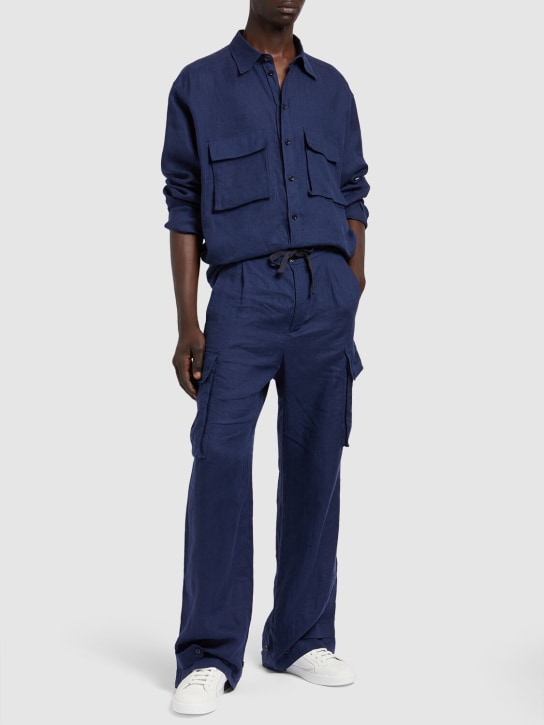 LuisaViaRoma Dolce&GabbanaPantaloni Cargo Jogging In Lino