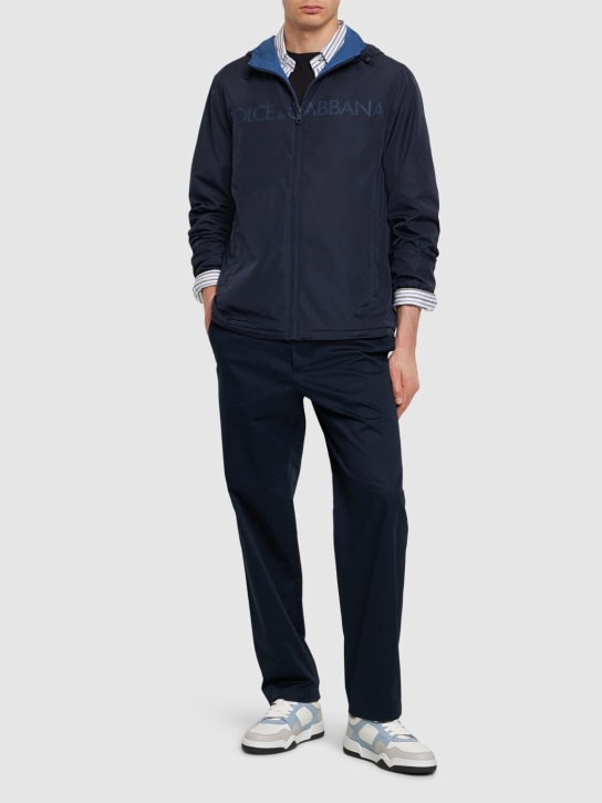 LuisaViaRoma Dolce&GabbanaPantaloni Chino Laghi In Gabardina Di Cotone