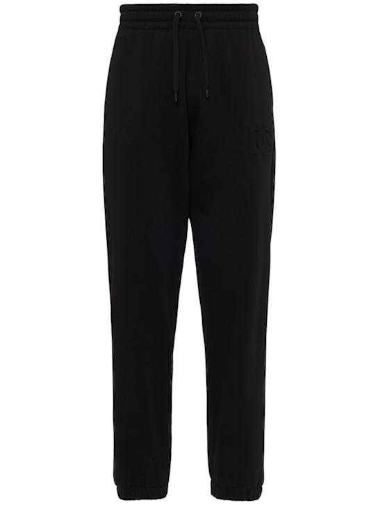 LuisaViaRoma Dolce&GabbanaPantaloni jogging in jersey con logo goffrato