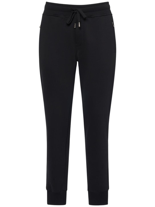 LuisaViaRoma Dolce&GabbanaPantaloni jogging in jersey di cotone con logo