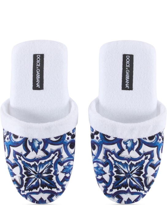 LuisaViaRoma Dolce&GabbanaPantofole Blu Mediterraneo