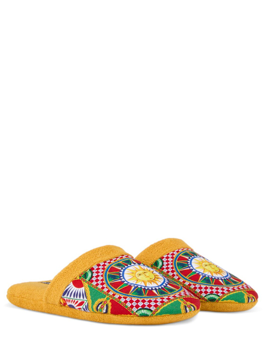 LuisaViaRoma Dolce&GabbanaPantofole in spugna di cotone