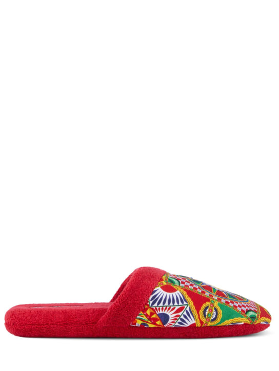 LuisaViaRoma Dolce&GabbanaPantofole in spugna di cotone