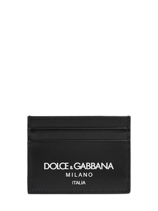 LuisaViaRoma Dolce&GabbanaPorta carte di credito in pelle con logo