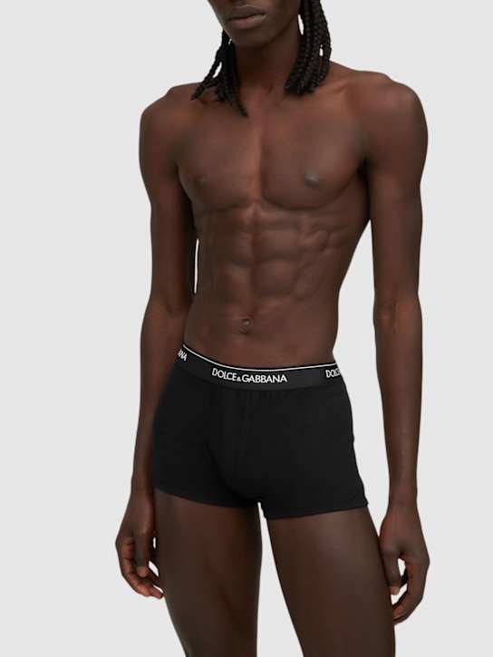 LuisaViaRoma Dolce&GabbanaSet Di 2 Boxer In Cotone Con Logo