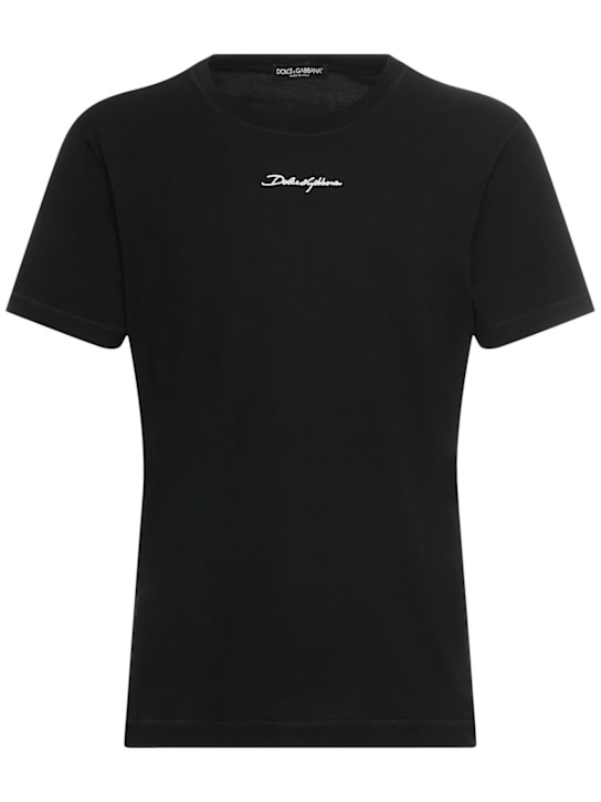 LuisaViaRoma Dolce&GabbanaT-shirt girocollo in jersey di cotone