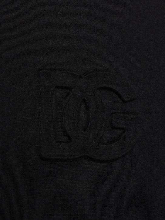 LuisaViaRoma Dolce&GabbanaT-shirt In Jersey Con Logo Goffrato