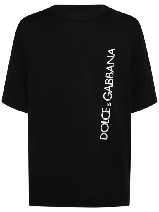 LuisaViaRoma Dolce&GabbanaT-shirt in jersey di cotone con logo