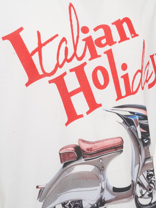 LuisaViaRoma Dolce&GabbanaT-shirt In Jersey Stampa Italian Holiday