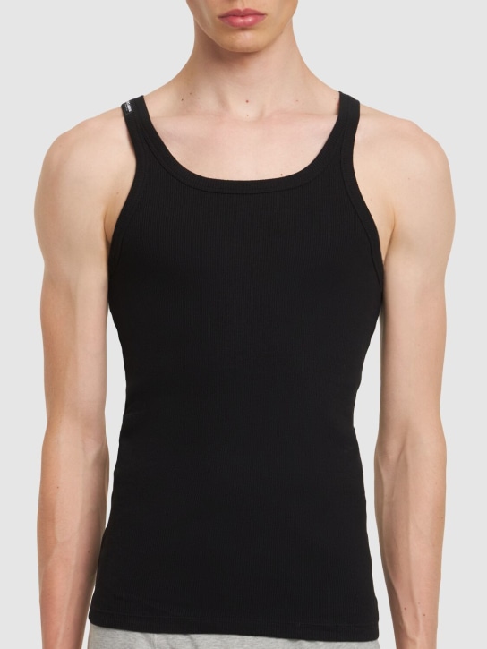LuisaViaRoma Dolce&GabbanaTank Top In Jersey Di Cotone A Costine