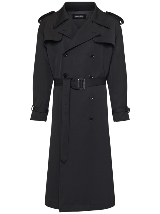LuisaViaRoma Dolce&GabbanaTrench in gabardina di misto lana
