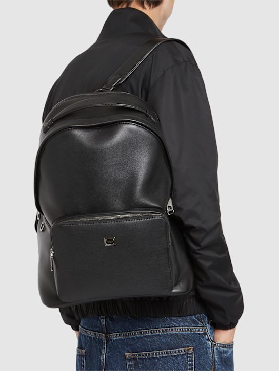 LuisaViaRoma Dolce&GabbanaZaino In Pelle Con Placchetta Logata