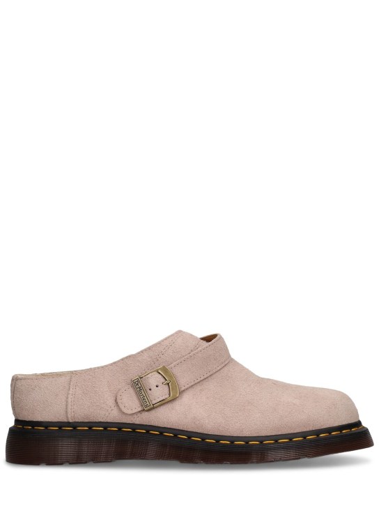 LuisaViaRoma Dr.MartensMules slip on Archive Isham in camoscio