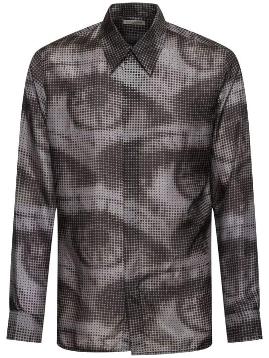 LuisaViaRoma Dries Van NotenCamicia Carvies in seta stampata